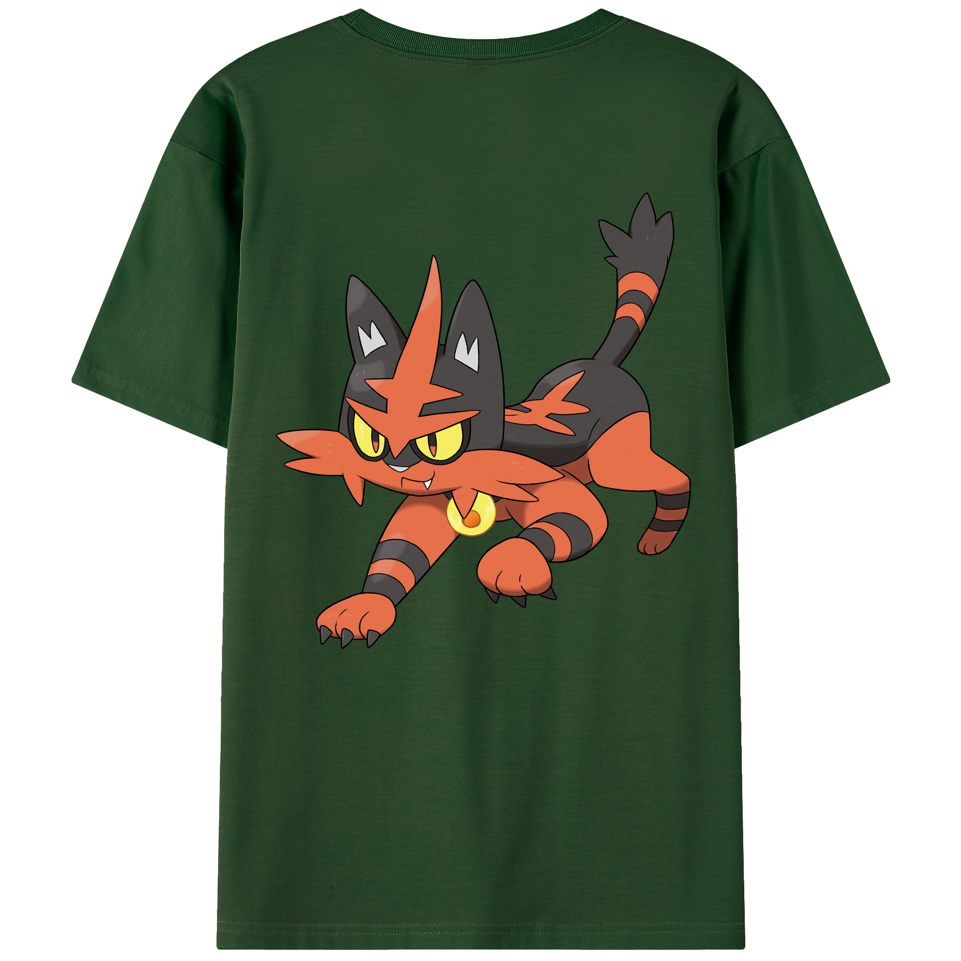 （画像用） ポケットモンスター Pokémon 綿100％半袖Tシャツ（背面プリント）